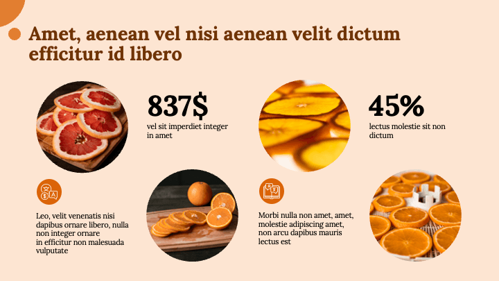 Bold Tangerine slide 7